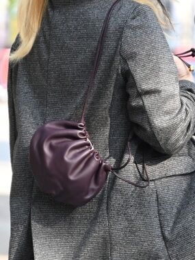 BOTTEGA VENETA Mini the bulb crossbody bag Dark purple